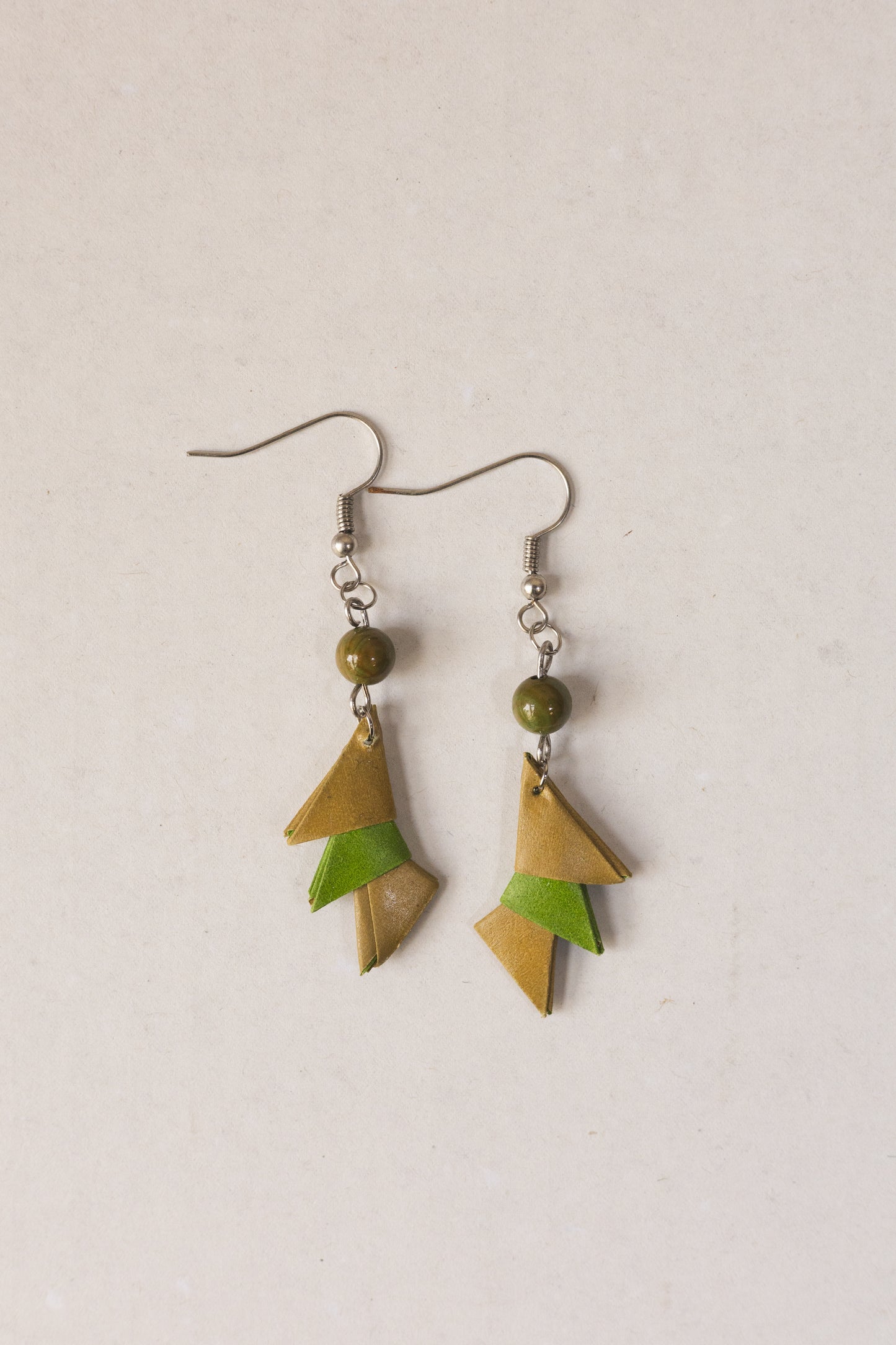 Three Triangles Origami Earrings