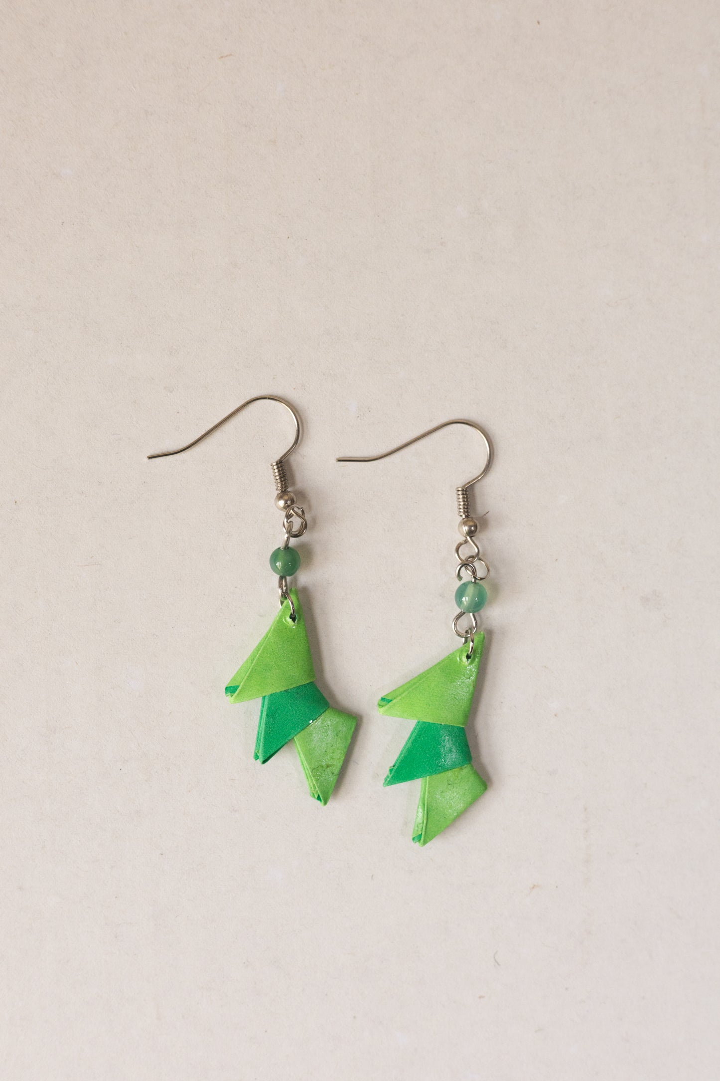 Three Triangles Origami Earrings