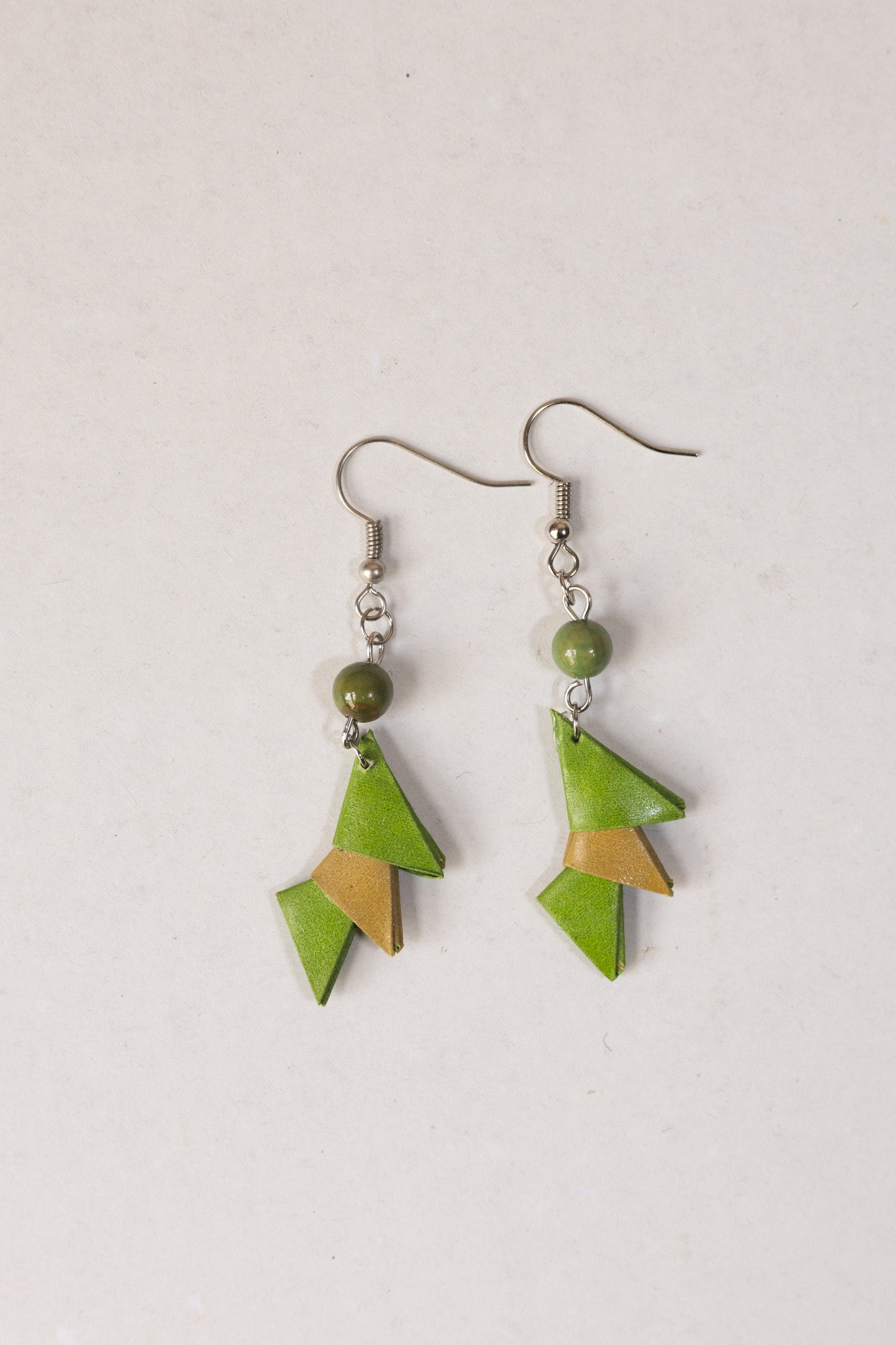 Three Triangles Origami Earrings
