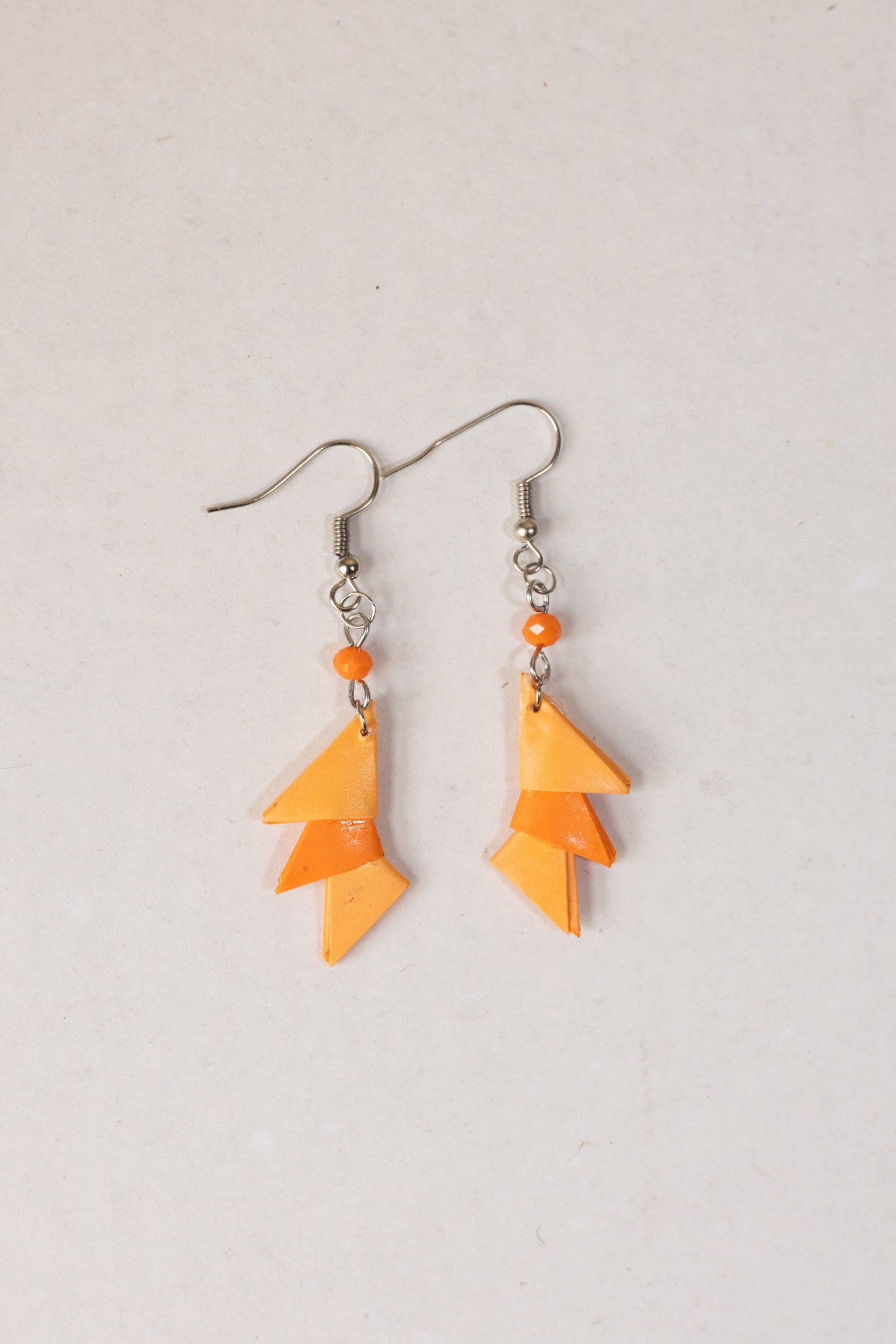 Three Triangles Origami Earrings