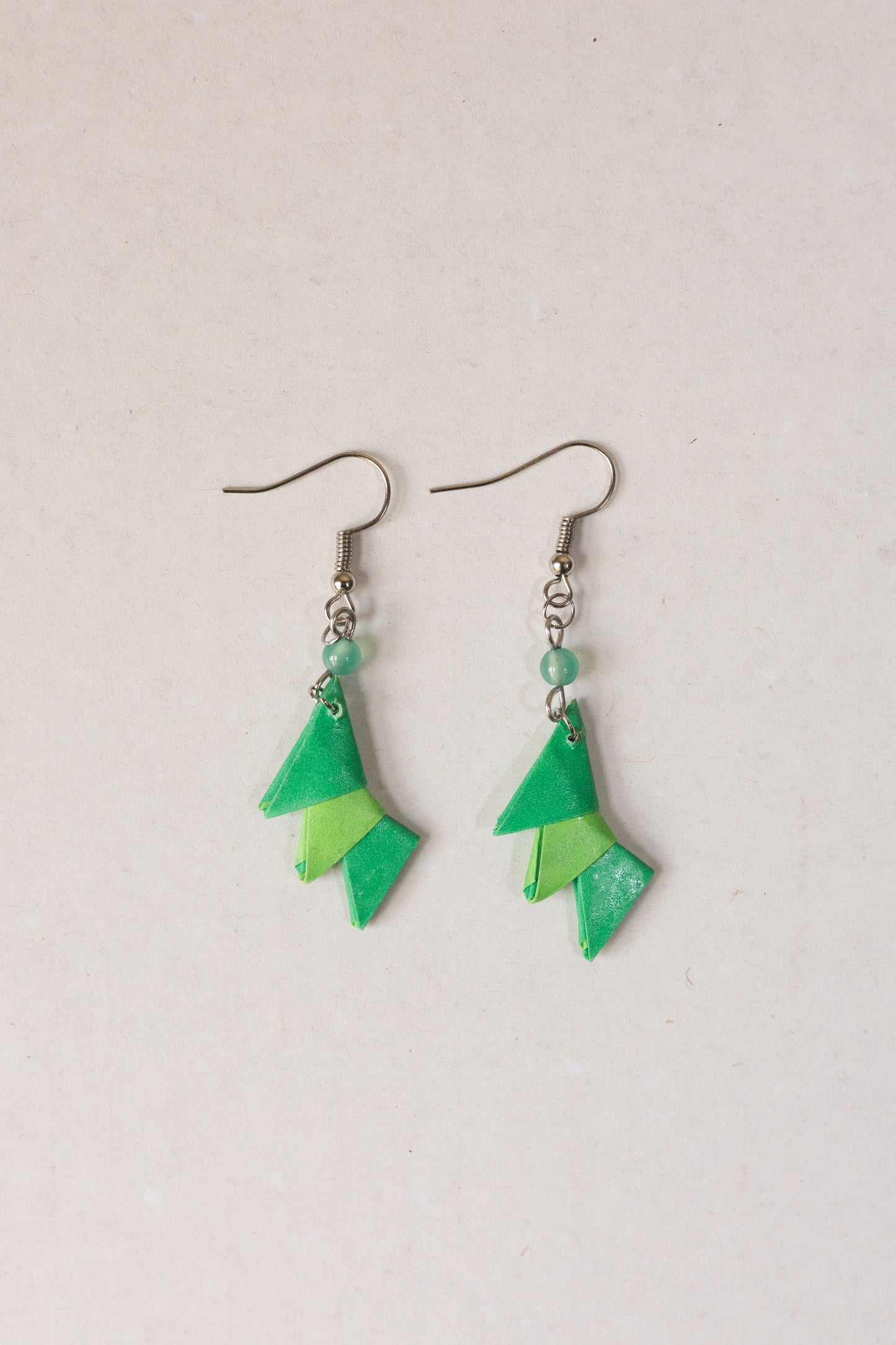 Three Triangles Origami Earrings