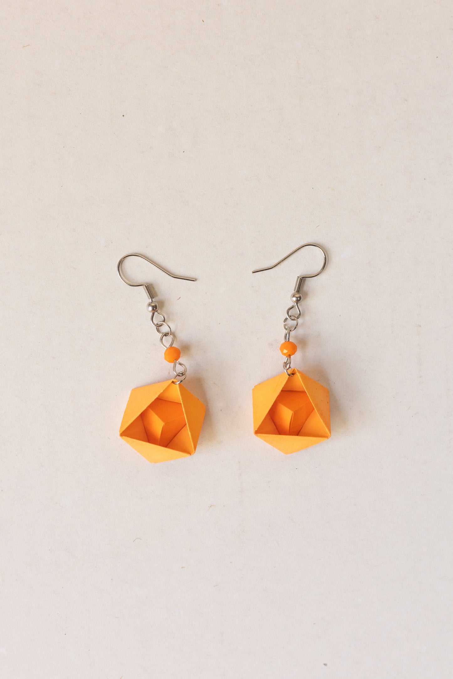 Pyramid Origami Earrings