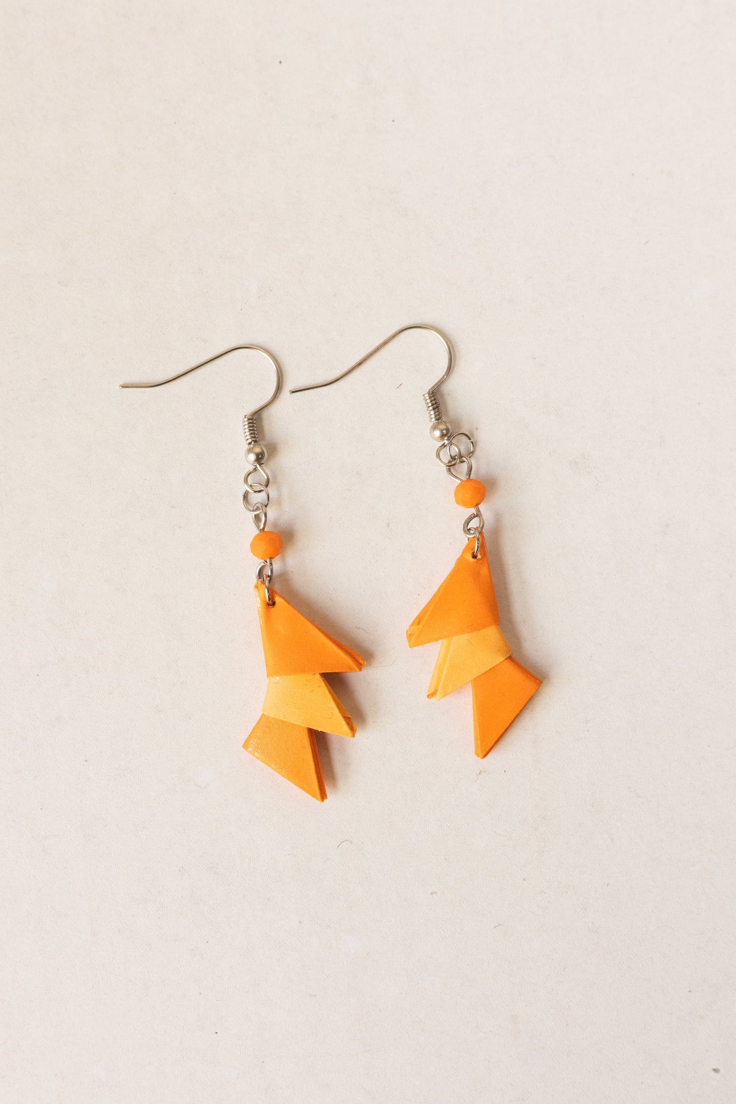 Three Triangles Origami Earrings