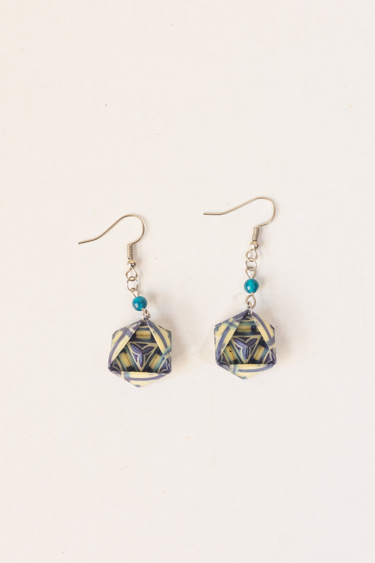 Pyramid Origami Earrings